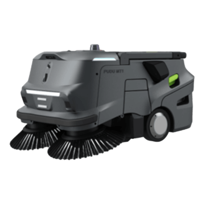 AI搭載 業務用粗ゴミ清掃ロボット PUDU MT-1-信濃電材株式会社