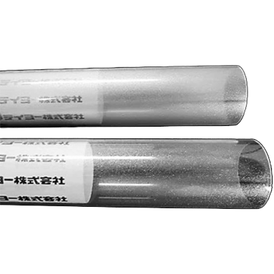 デコレーションパイプ 透明ラメ入りPCパイプ-テイヨー株式会社