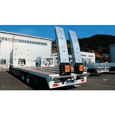 歩み板 ダンプローダー・クレーン付スチールデッキ 自動歩み アルミ製-フジタ自動車工業株式会社