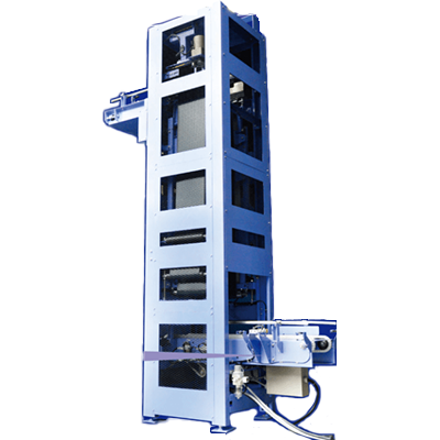 省力化を実現します 垂直搬送装置-淡野製作所有限会社
