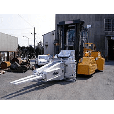 フォークリフト用特定業界向けアタッチメント 鍛造業界向け スピンターン式インゴットクランプ-山川エンジニアリング株式会社