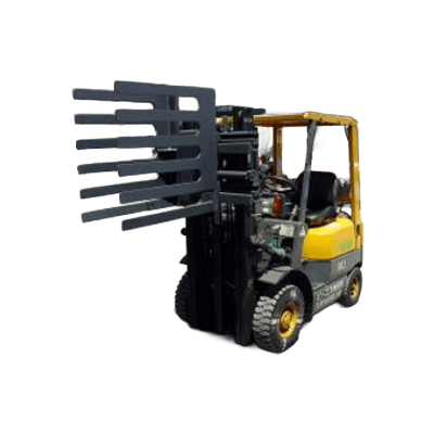 フォークリフト用特定業界向けアタッチメント タイヤ業界向け 櫛形タイヤクランプ-山川エンジニアリング株式会社