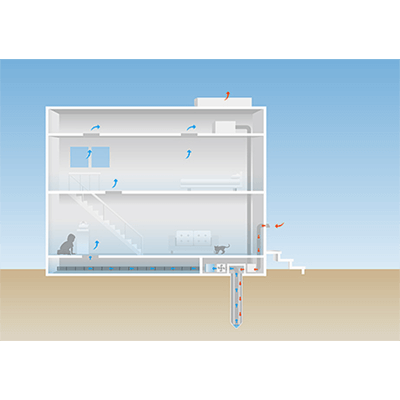 24時間多機能型換気システム GEOパワーシステム-株式会社ジオパワーシステム