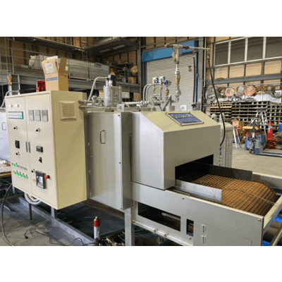 熱処理設備 TBE型 大型連続式熱風テンパー炉-株式会社ヒートエナジーテック