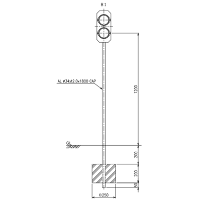 高速道路用デリネーター標準タイプ (新基準) Bシリーズ-株式会社カシムラ