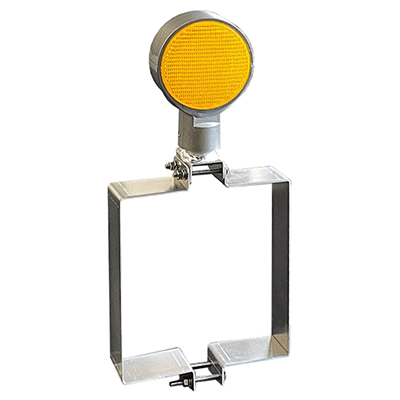 高速道路用デリネーターボックスビーム用 上部式 (バンド式・両面)-株式会社カシムラ