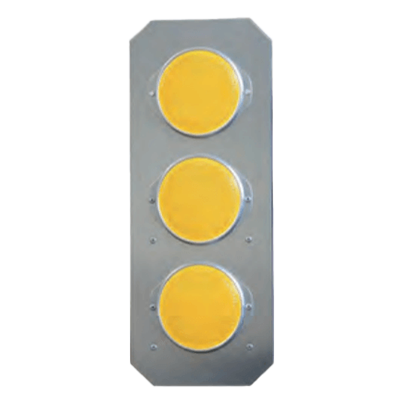 高速道路用デリネーター頭部 三眼 (縦・横)-株式会社カシムラ