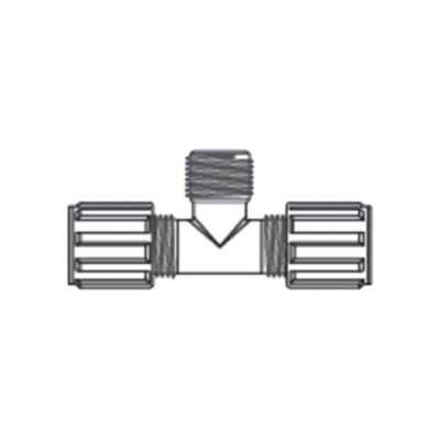 フレア継手と Y 軸 NPT おねじ付き チーズレデューサ FMBT FlareStar-ゲミュージャパン株式会社