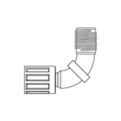 フレア継手と NPT おねじ付き ベンドアダプタ FMES FlareStar-ゲミュージャパン株式会社