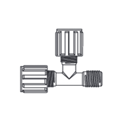 フレア継手と Z 軸 NPT おねじ付き チーズレデューサ FMRT FlareStar-ゲミュージャパン株式会社