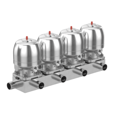 ステンレス製 M ブロックダイアフラムバルブ P600M-ゲミュージャパン株式会社