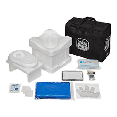 自助期間を生き残るための簡易トイレセット BENKING 3D (スリーディー)-株式会社C-SOS