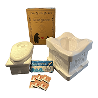 自助期間を生き残るための簡易トイレセット BENKING BENQUEEN (ベンクイーン)-株式会社C-SOS