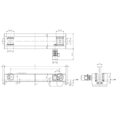 建屋の天井・梁用サドル サスペンション形クレーンサドル SCS-20CN-株式会社神内電機製作所