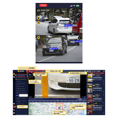 警察臨時調査・交通量調査・駐車場などの用途別に活用するシステム BOVILIVE ナンバー認証-株式会社グリーンフラッシュジャパン