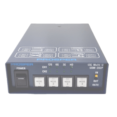 12G SDI 切り換え分配器 UDM-202P-株式会社プロスパー電子
