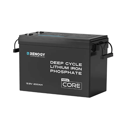 リン酸鉄リチウムイオンバッテリー 12V 200Ah Coreシリーズ Mini RBT12200LFP-M-JP-RENOGY JAPAN株式会社