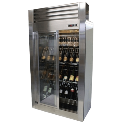 グラスハンガー付ワインセラー Cellar model.6E-株式会社松菱製作所