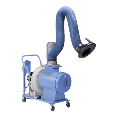 小型溶接ヒューム回収装置すいとろー君 シングルタンク 横型5mホース型 HT-SH5-三陽保安産業株式会社