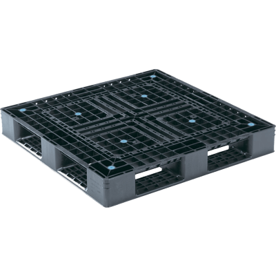 サンコー (三甲) パレット D4-1111-6N 再生ブラック-さくさく株式会社