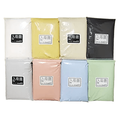 塗りやすくパステルカラー調の漆喰 入母屋 練り済みタイプ 1袋3.2kg-カドヤ工業株式会社