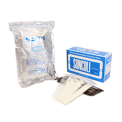 細菌検出紙 腸炎ビブリオ検出紙-サン化学株式会社