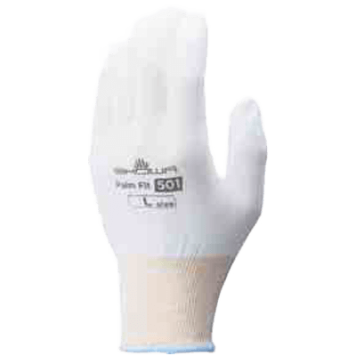 低発塵手袋 被膜強化パームフィット手袋501／簡易包装被膜強化パームフィット手袋501 10双入 B0501-ショーワグローブ株式会社