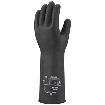 フッ素ゴム製化学防護手袋 No.890-ショーワグローブ株式会社