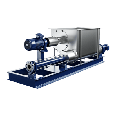 ブリッジブレーカー付きホッパーポンプとオプションのバッファタンク BTEI-日本シーペックス株式会社