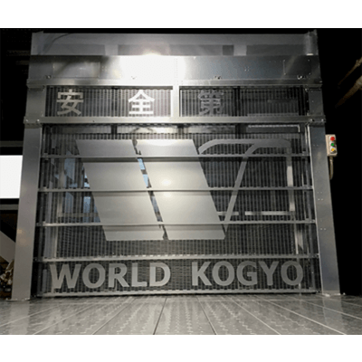超大型特殊仕様高速シートシャッター BIG ROLLWAY-ワールド工業株式会社