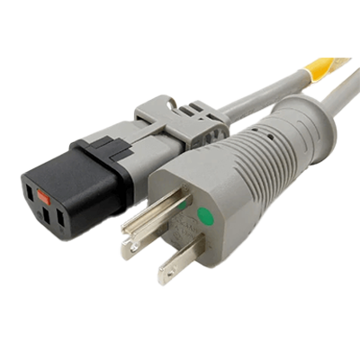 抜け防止 C13ロック電源ケーブル 医療機器向け-エイム電子株式会社