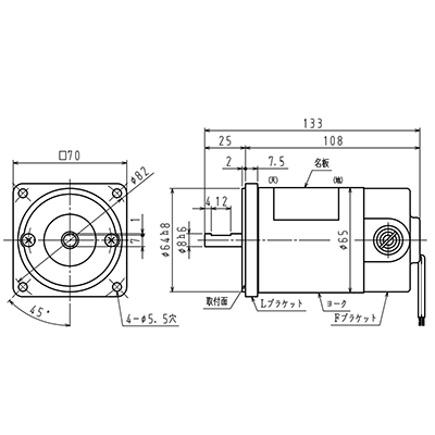 DCマグネットモータ DCマグネットモータ (PMシリーズ) PM-S6-株式会社明和製作所