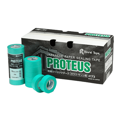 和紙 シーリング用 プロテウス ガラス・サッシ用 #173-リンレイテープ株式会社