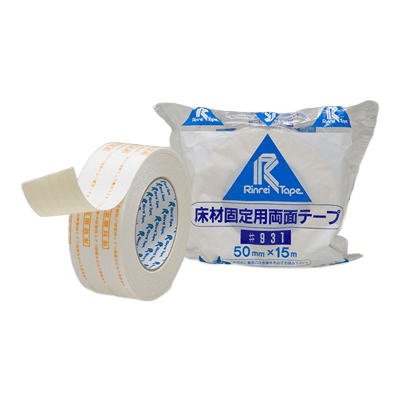 両面テープ 床材固定用 布両面テープ-リンレイテープ株式会社
