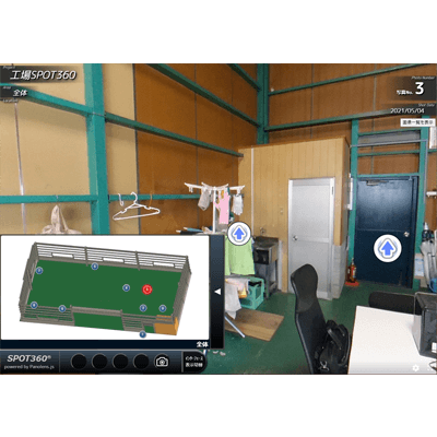 全天球カメラで撮影した画像を用いて、現場をぐるっと一括管理 SPOT360-株式会社シュルード設計