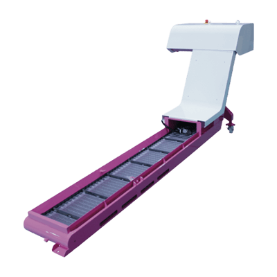 チップコンベヤー 伝統を継承したフレーム、堅牢なベルト構造のロングセラーモデル Fシリーズ F-12-榎本ビーエー株式会社