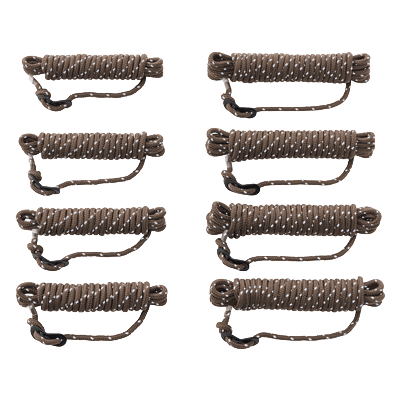 8pcs タフ・リフレクター自在ロープ-株式会社ロゴスコーポレーション