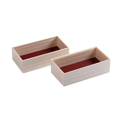 ケース売 折箱 PS 南条桐 長折二段 (小) 7192-株式会社日野折箱店