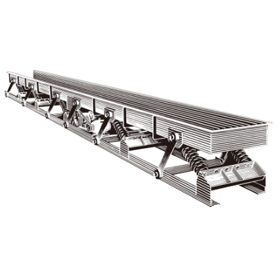 大型電磁フィーダ バランス形振動コンベア (MVCシリーズ)-森田電機産業株式会社