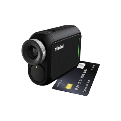 距離測定器 レーザー距離測定器の新しい基準 CaddyTalk minimi CaddyTalkシリーズ-GOLFZON Japan株式会社
