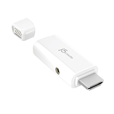 ディスプレイアダプター HDMI to VGA with Audio変換アダプター JDA203-加賀ソルネット株式会社