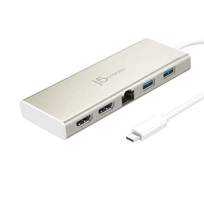 ドッキングステーション USB-C デュアル HDMI ミニドック (M1/M2/M3/対応) JCD381-j5create