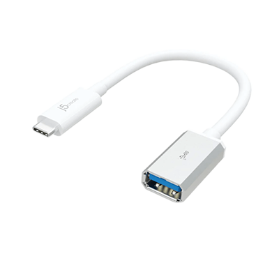 専用マルチアダプター USB3.1 Type-C to Type-A 変換ケーブル 10cm JUCX05J/JUCX05-MT-j5create