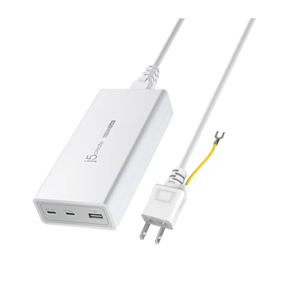 185W GaN PD3.1 3ポート USBフラッシュ充電器 JUP37185W-j5create