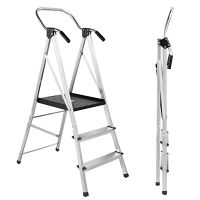 手すり付幅広安心作業台-なわぞう株式会社