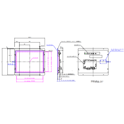 自社LCDユニット アナログRGB入力製品 10.4インチLCDモニター ILB-10276V-104T-株式会社インテグラル電子
