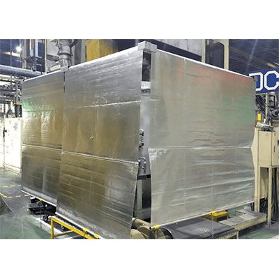 キープサーモウォール® (不燃シート) を使った 遮熱ロールカーテン-中津紙工株式会社