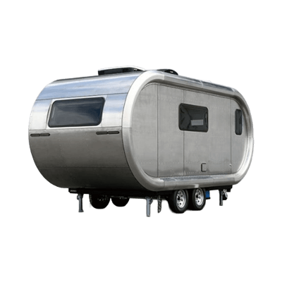 “航空機の製造技術”と斬新なデザインによる アルミトレーラーハウス-株式会社テックササキ