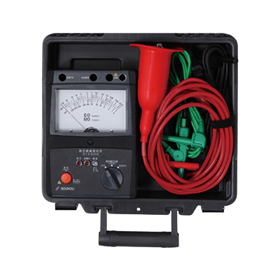 高圧絶縁抵抗計 (1,000/5,000V) 3123HK-株式会社双興電機製作所