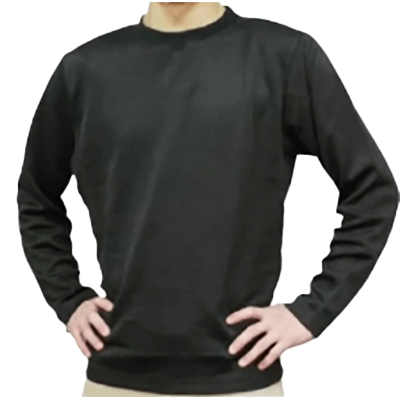 不慮の事故・犯罪から守る Safety & Cool シリーズ Tシャツ (長袖) Black-サクセスプランニング株式会社